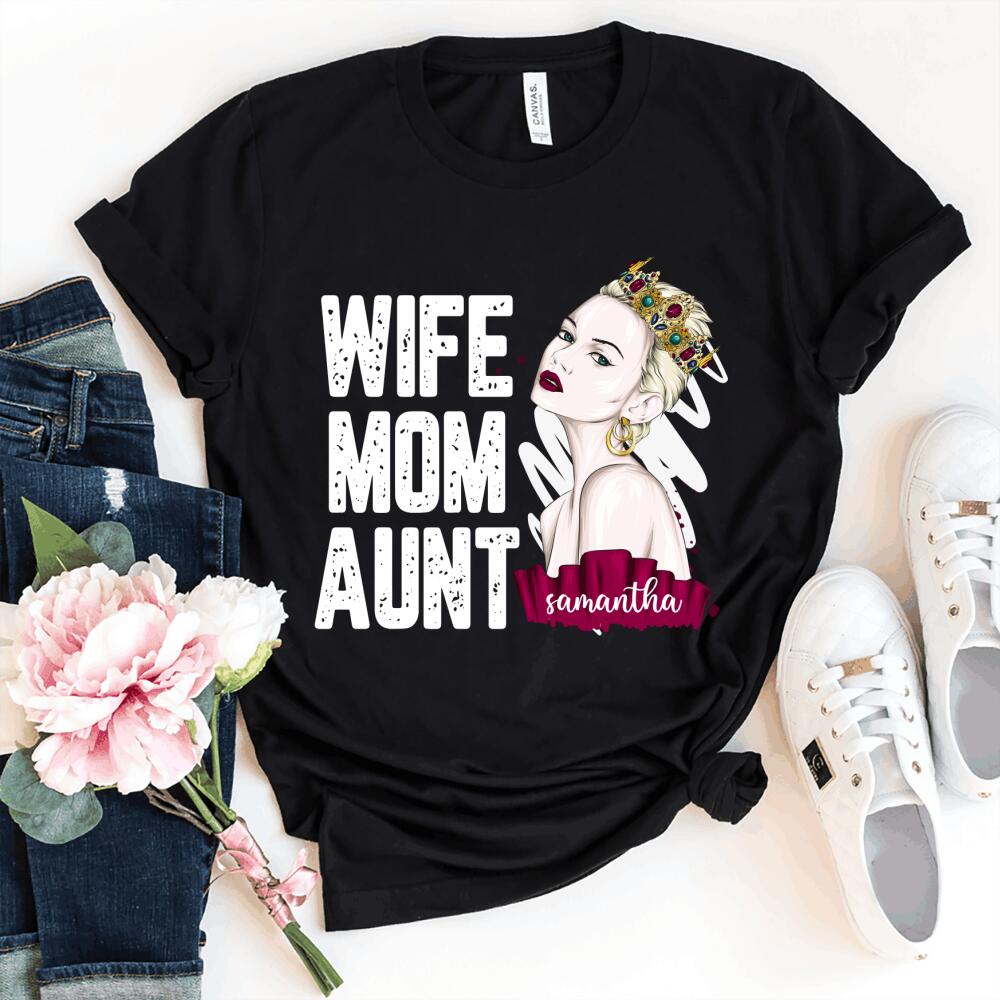 Wife Mom Aunt Tee