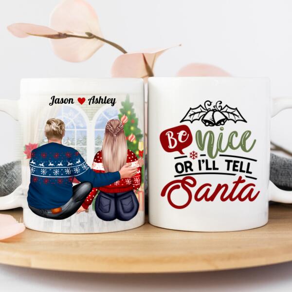 Personalized Couple Christmas Mug