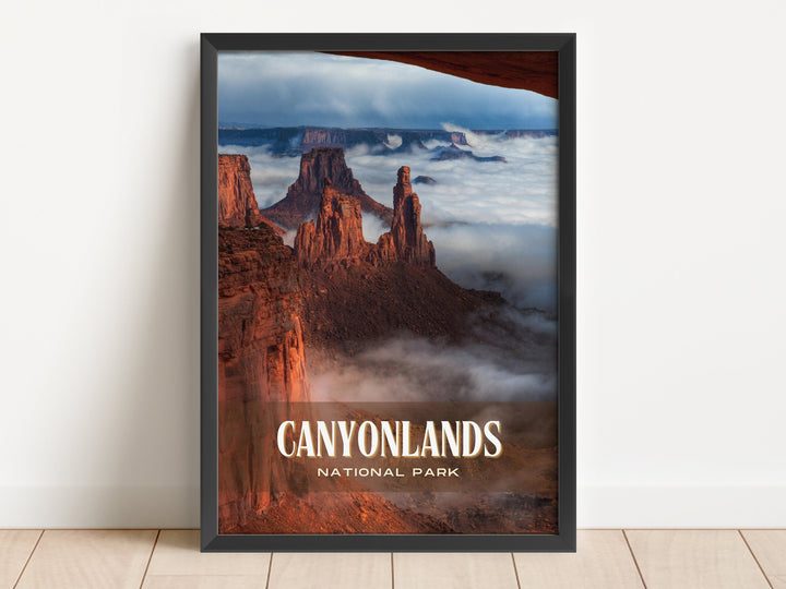 Canyonlands National Park Retro Wall Art, Utah, USA