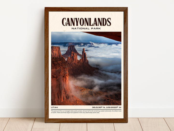 Canyonlands National Park Vintage Wall Art, Utah, USA