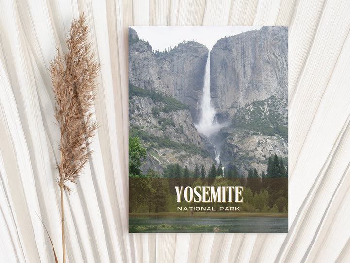 Yosemite National Park Retro Wall Art, California, USA