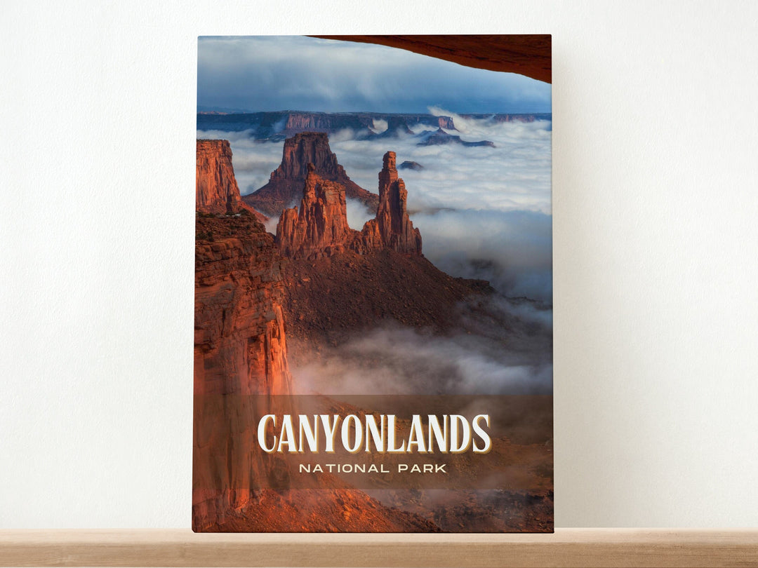 Canyonlands National Park Retro Wall Art, Utah, USA