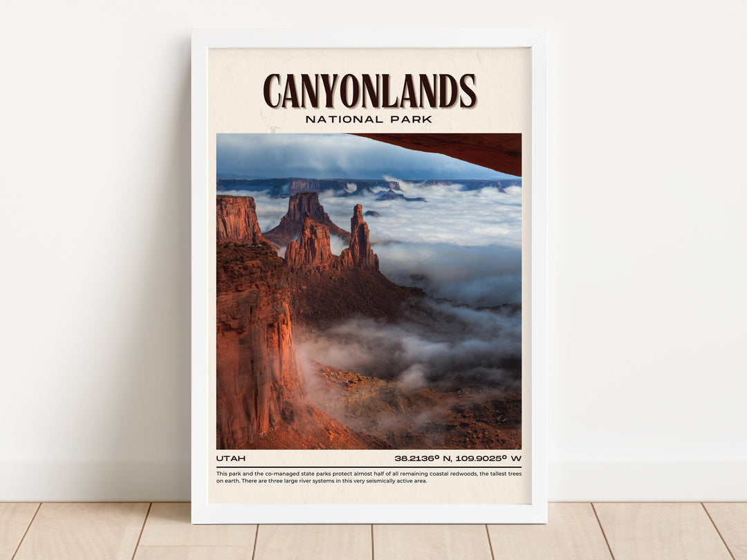 Canyonlands National Park Vintage Wall Art, Utah, USA