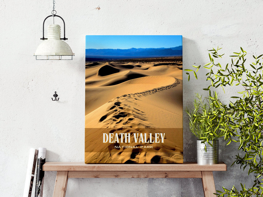 Death Valley National Park Retro Wall Art, California, USA