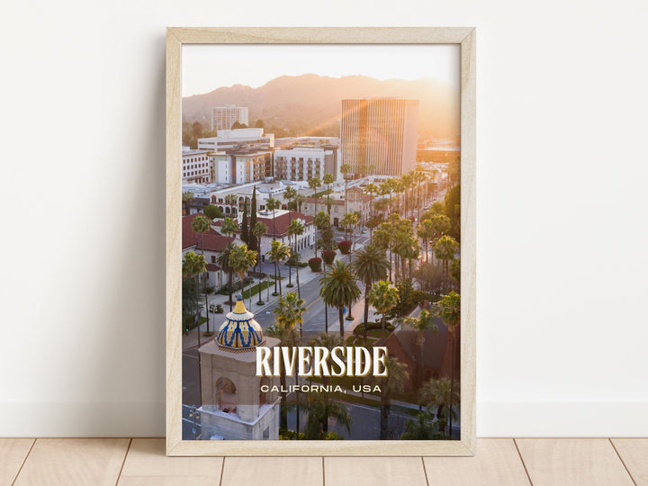 Riverside Retro Wall Art, California, USA