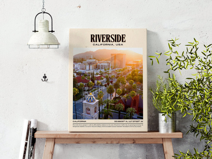 Riverside Print, California, USA