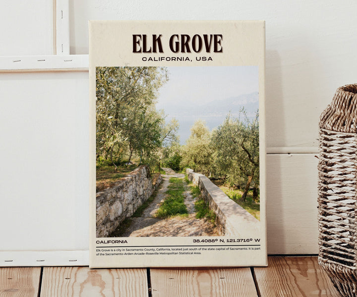 Elk Grove Vintage Wall Art, California, USA