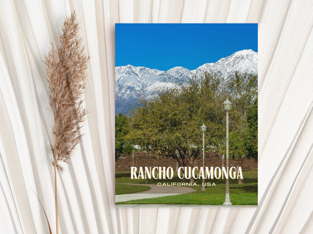 Rancho Cucamonga Retro Wall Art, California, USA
