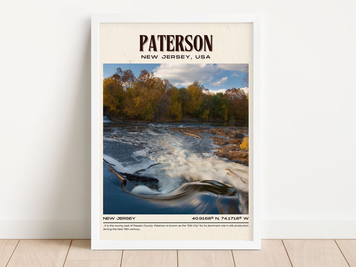 Paterson Vintage Wall Art, New Jersey, USA