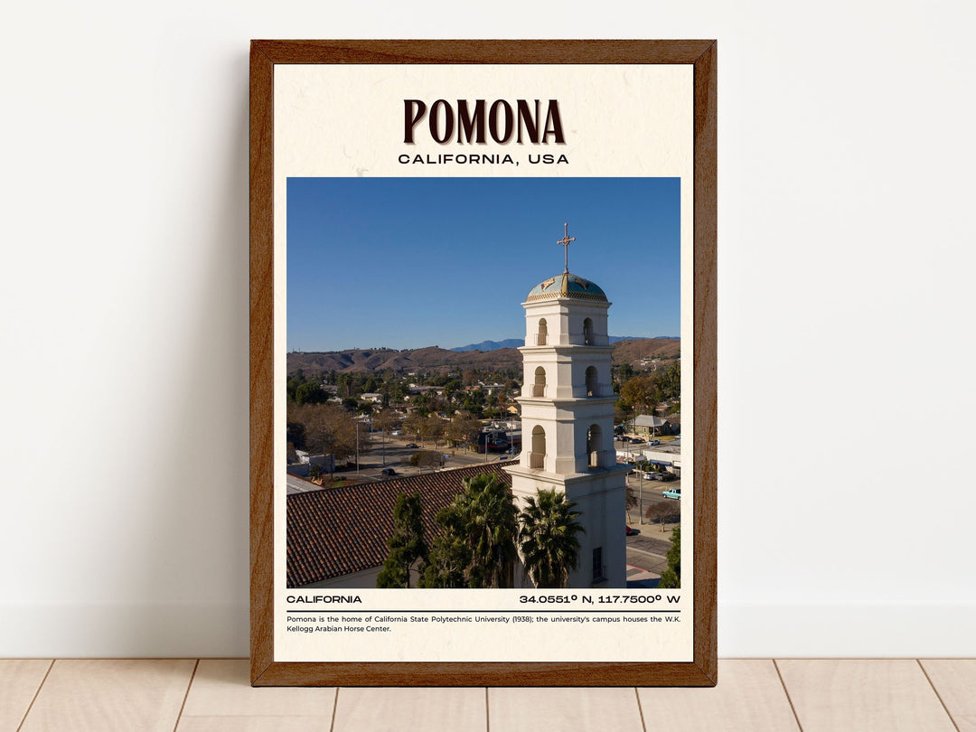 Pomona Vintage Wall Art, California, USA