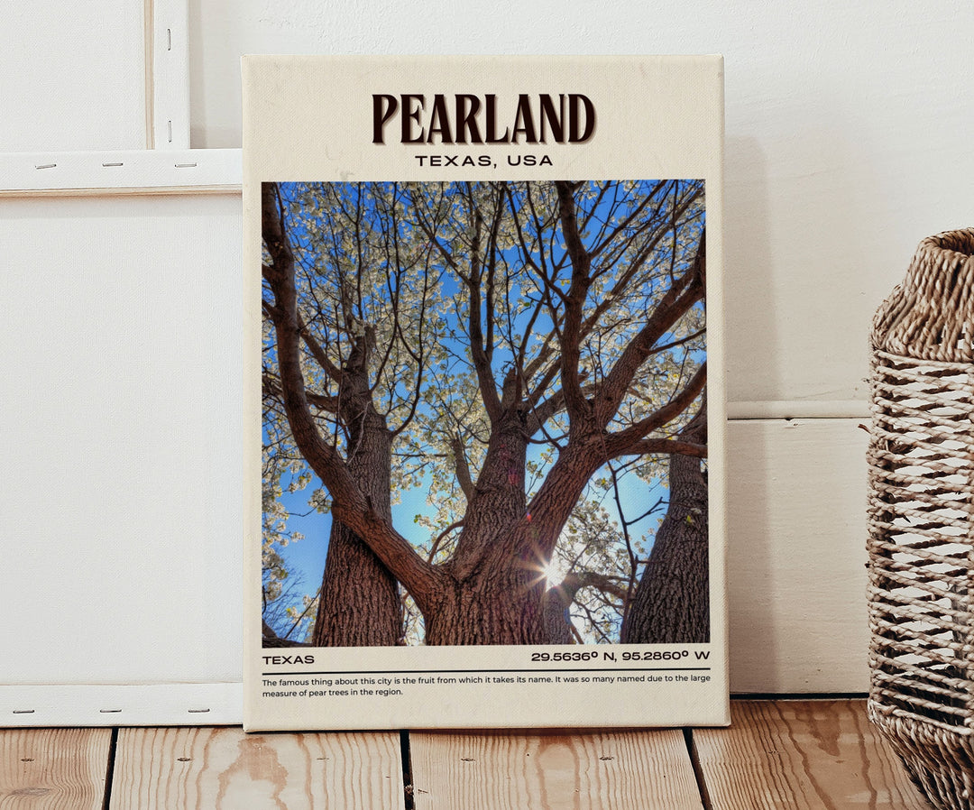 Pearland Vintage Wall Art, Texas, USA