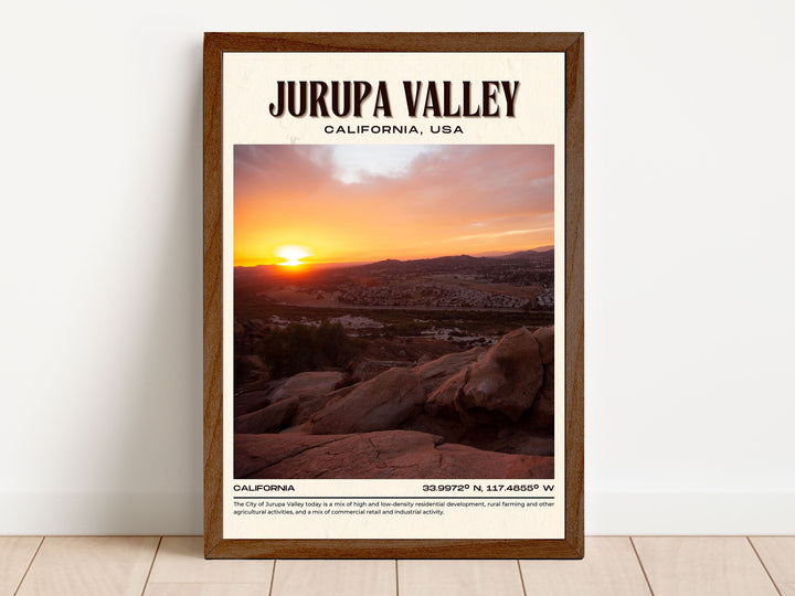 Jurupa Valley Vintage Wall Art, California, USA