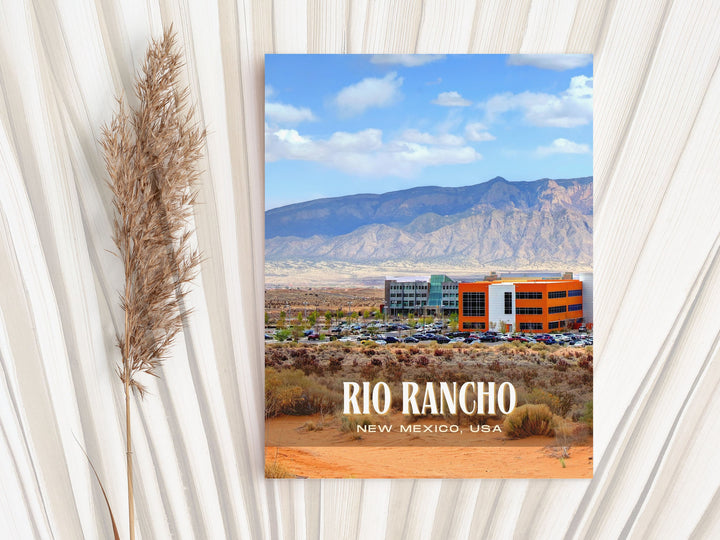 Rio Rancho Retro Wall Art, New Mexico, USA