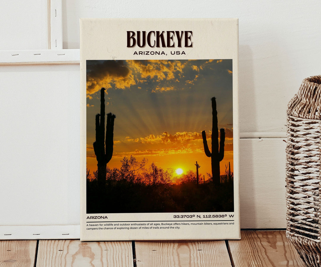 Buckeye Vintage Wall Art, Arizona, USA