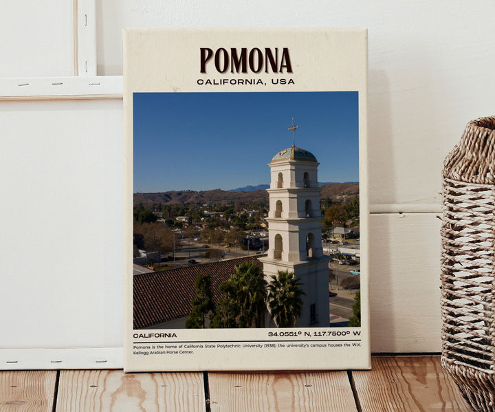 Pomona Vintage Wall Art, California, USA