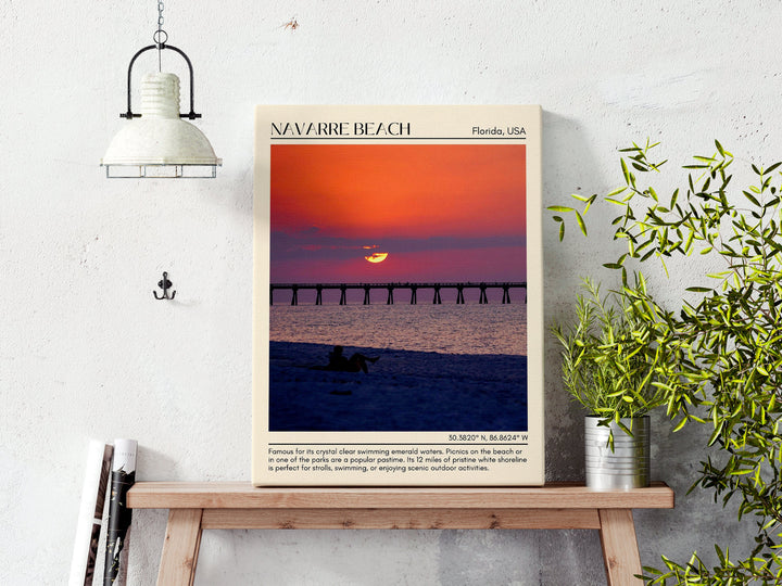 Navarre Beach Wall Canvas, USA