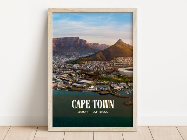 Cape Town Retro Wall Art, South Africa