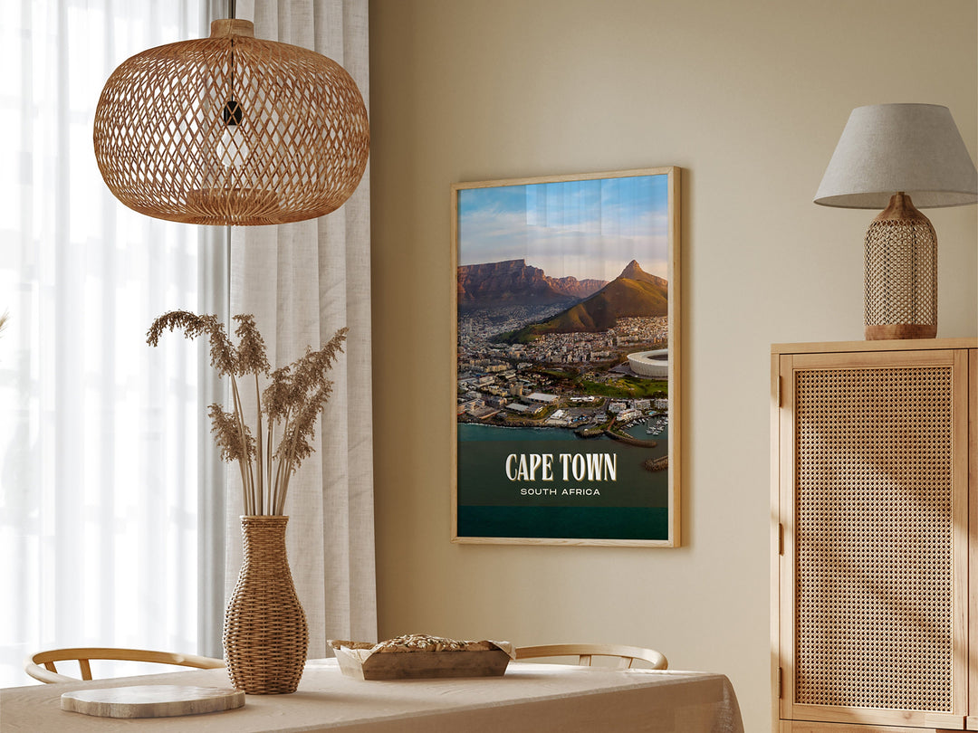 Cape Town Retro Wall Art, South Africa